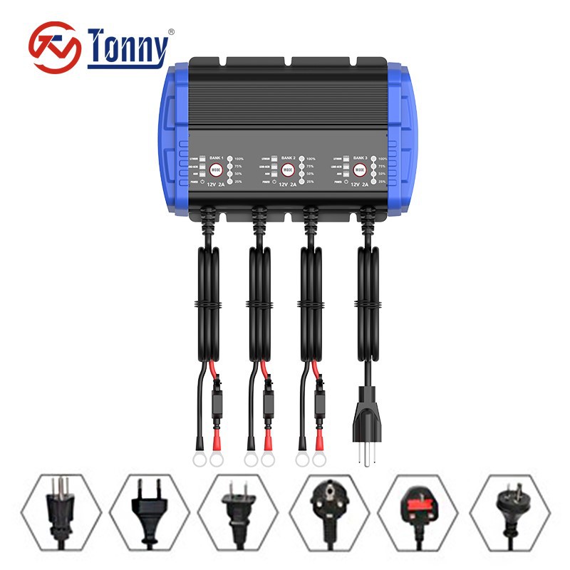 3-bank Maintenance Charger 3-bank Maintenance Charger